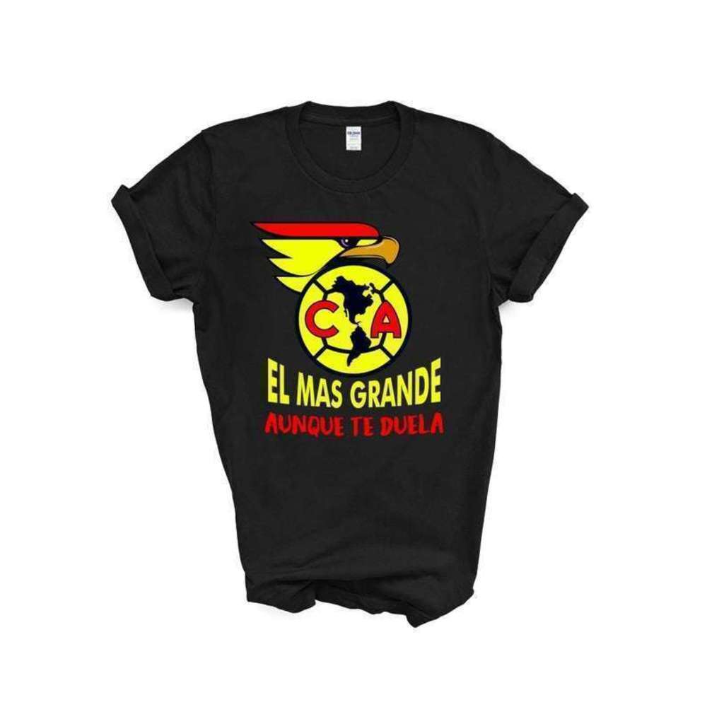 Club America Mexico Aguilas Soccer Fan Retro Graphic T-Shirt